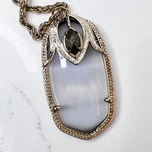 Kendra Scott Necklace | Roxanne | Slate Cats Eye